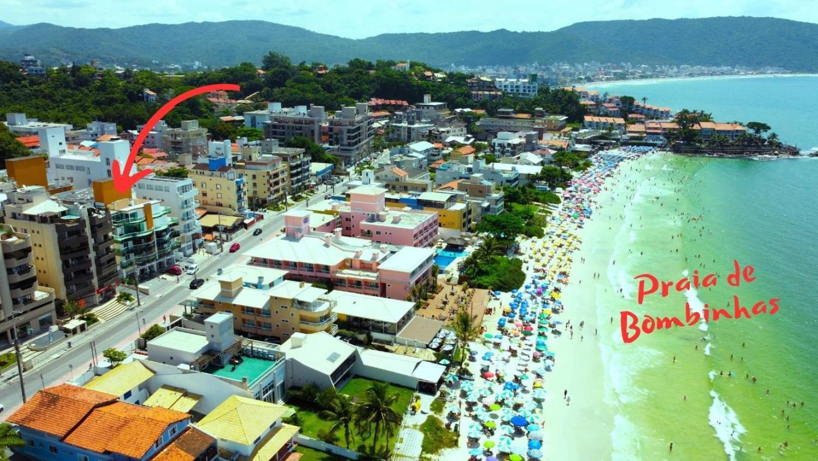 1053 - Praia De Bombinhas Locacao De Temporada - Residencial Egidio Pinheiro Apto 302 B ภายนอก รูปภาพ